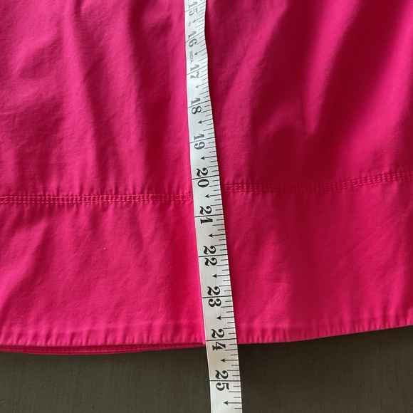 RARE Juicy Couture Fuchsia Trench Coat Vintage 3/4 Sleeve Style Vintage Y2K, S - Picture 10 of 13